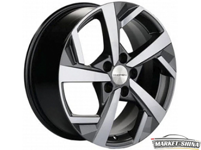 Khomen KHW1712 (Evolute i-Joy) 7 x 17 5*110 Et:40 Dia:67.1 Black-FP